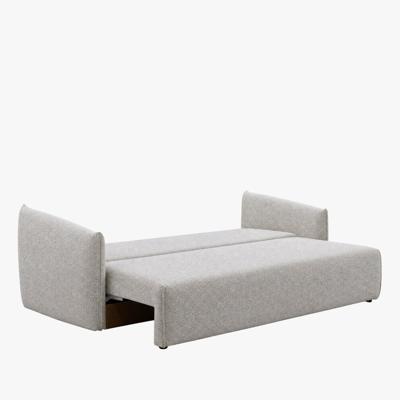 DAYLA Canapé 3 places convertible en tissu beige - Canapés convertibles - Mobilier Deco
