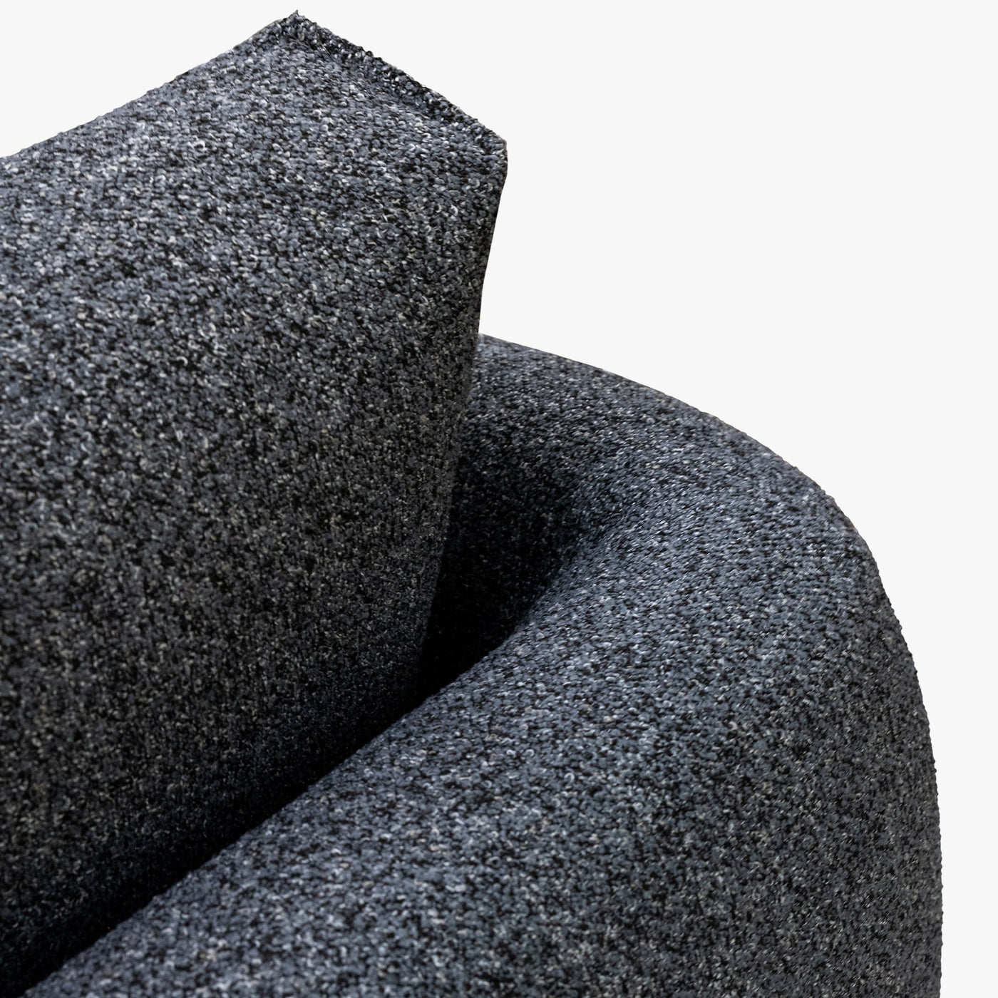 DAYLA Fauteuil en tissu bleu - Fauteuils - Mobilier Deco