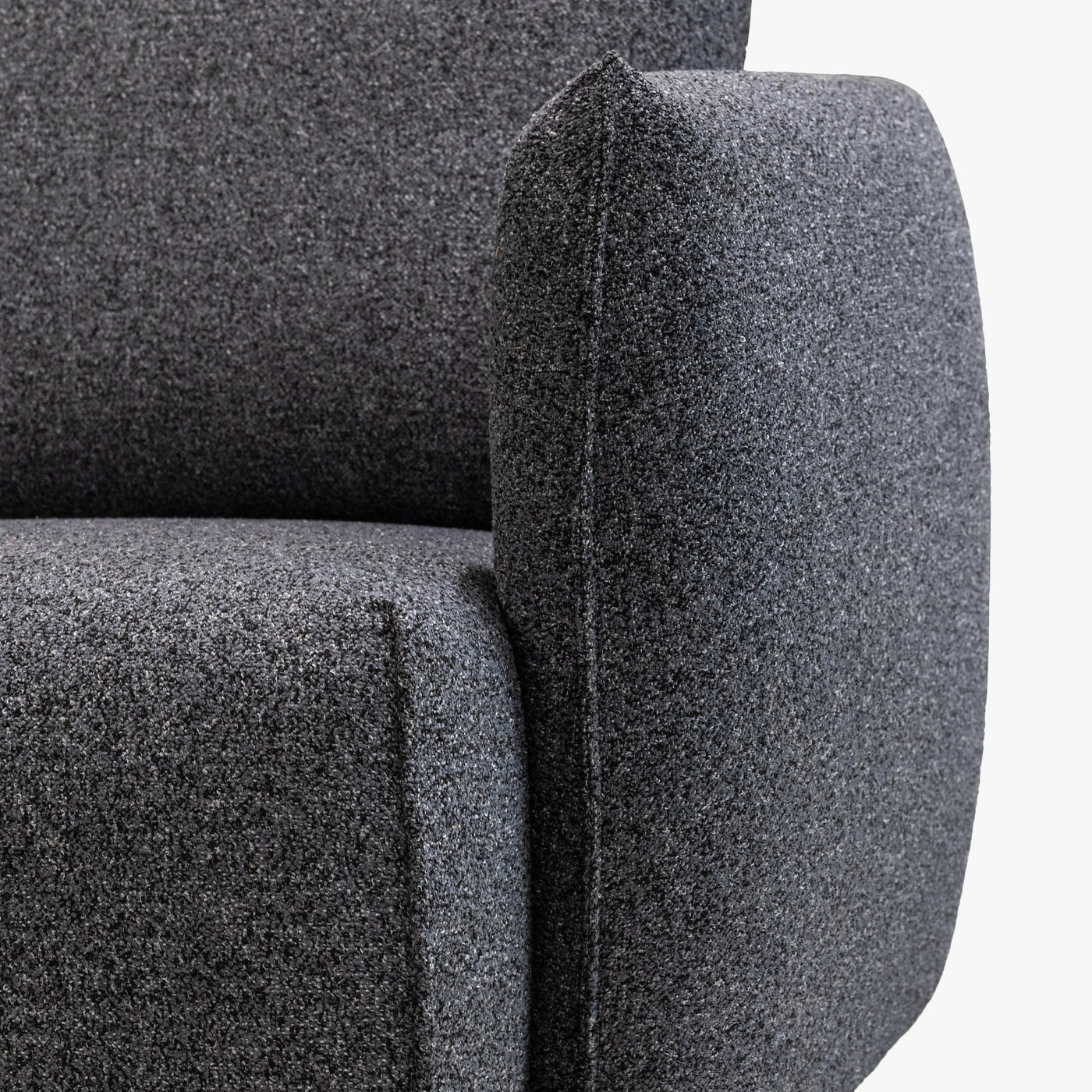 DAYLA Fauteuil en tissu bleu - Fauteuils - Mobilier Deco