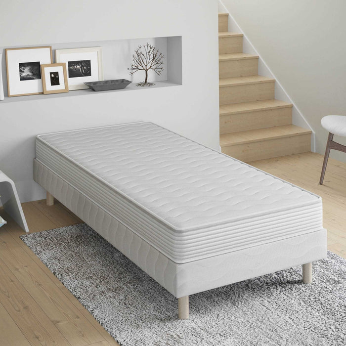 DODO SINGLE H15 Ensemble sommier+matelas 15 cm 90x190