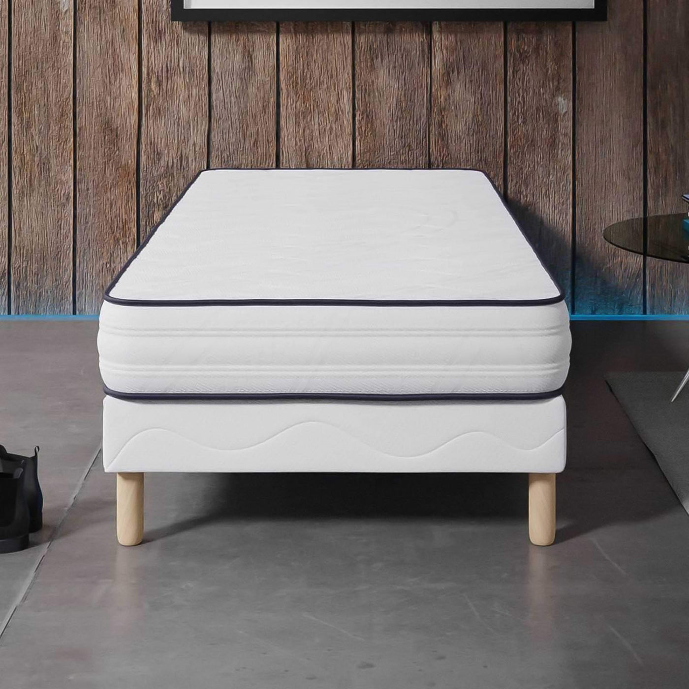 DODO SINGLE H20 Ensemble sommier+matelas 20 cm 90x190