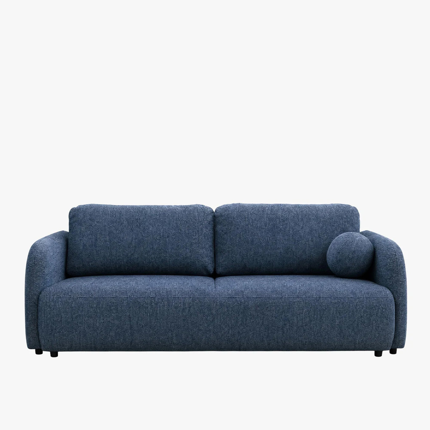 DRIXY Canapé 3 places convertible avec coffre en tissu bleu foncé - Canapés convertibles - Mobilier Deco