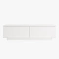 ELONIE Meuble TV 2 portes blanc