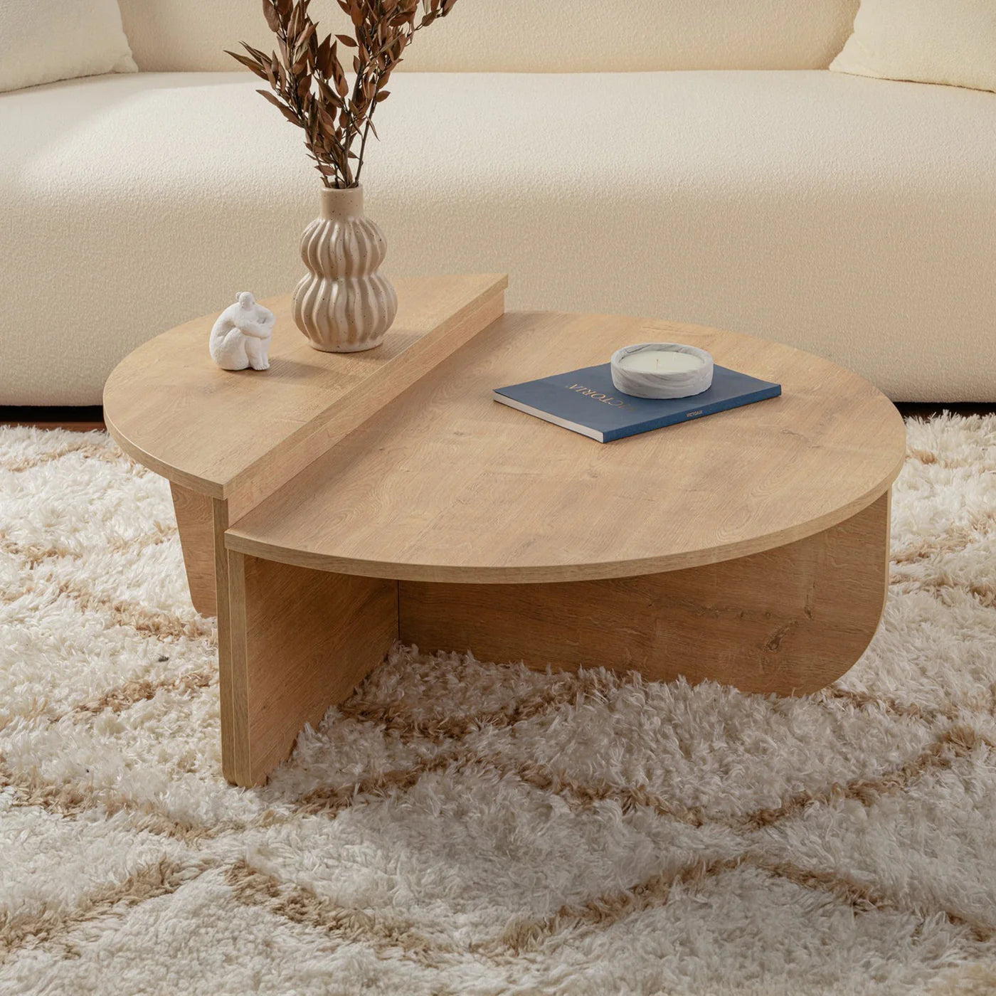 ELYNA - Tables basses rondes, plusieurs couleurs