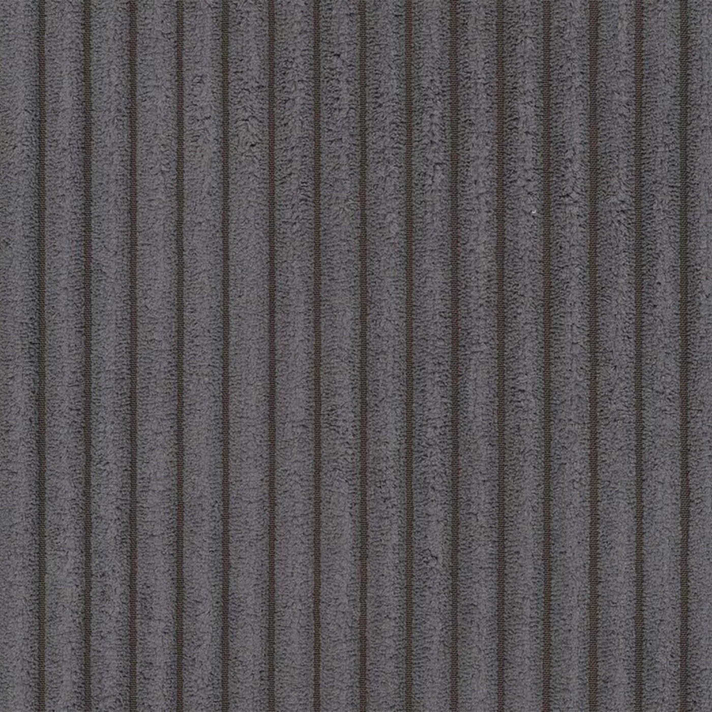 EMILIA Canapé d'angle convertible avec coffre en velours côtelé anthracite - Angle droit