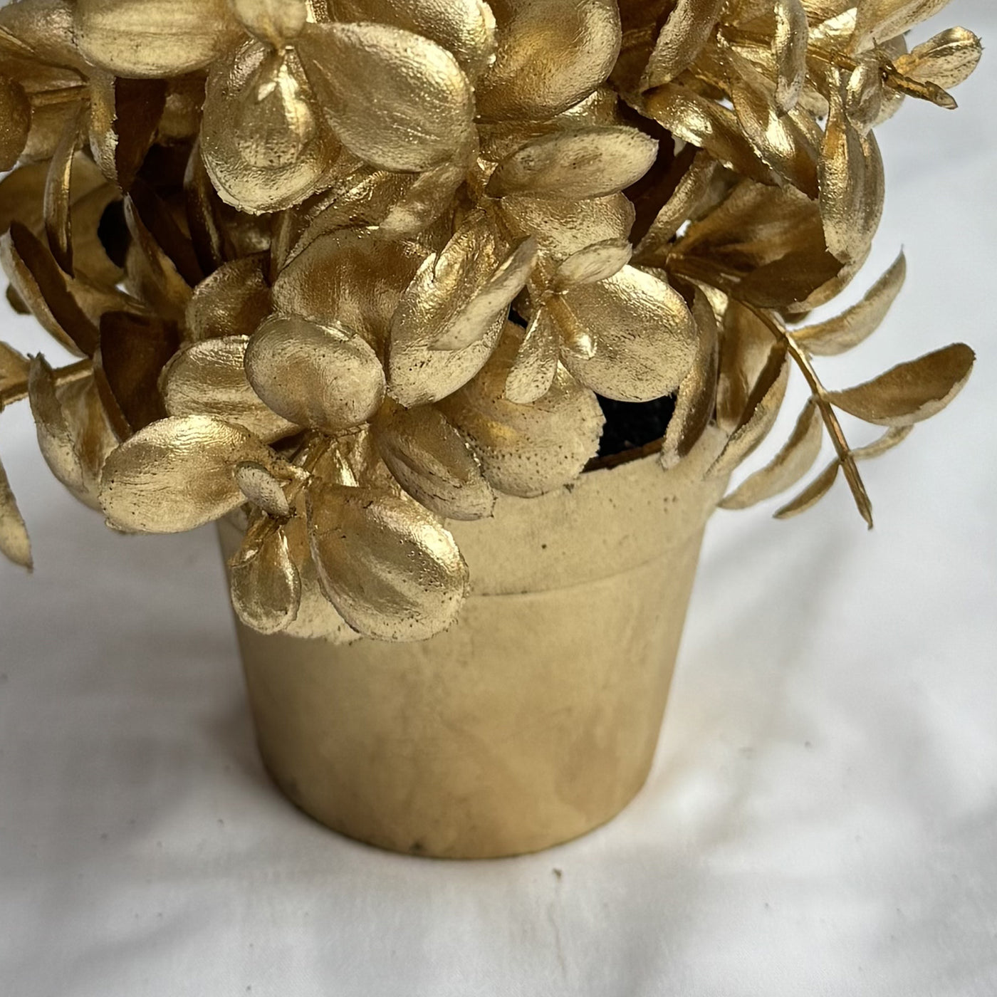 EROS Plante artificielle doré en pot - 25 cm