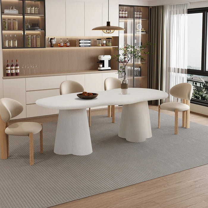 FARO XL Table à manger couleur ciment 220 cm – Table à manger Mobilier Deco