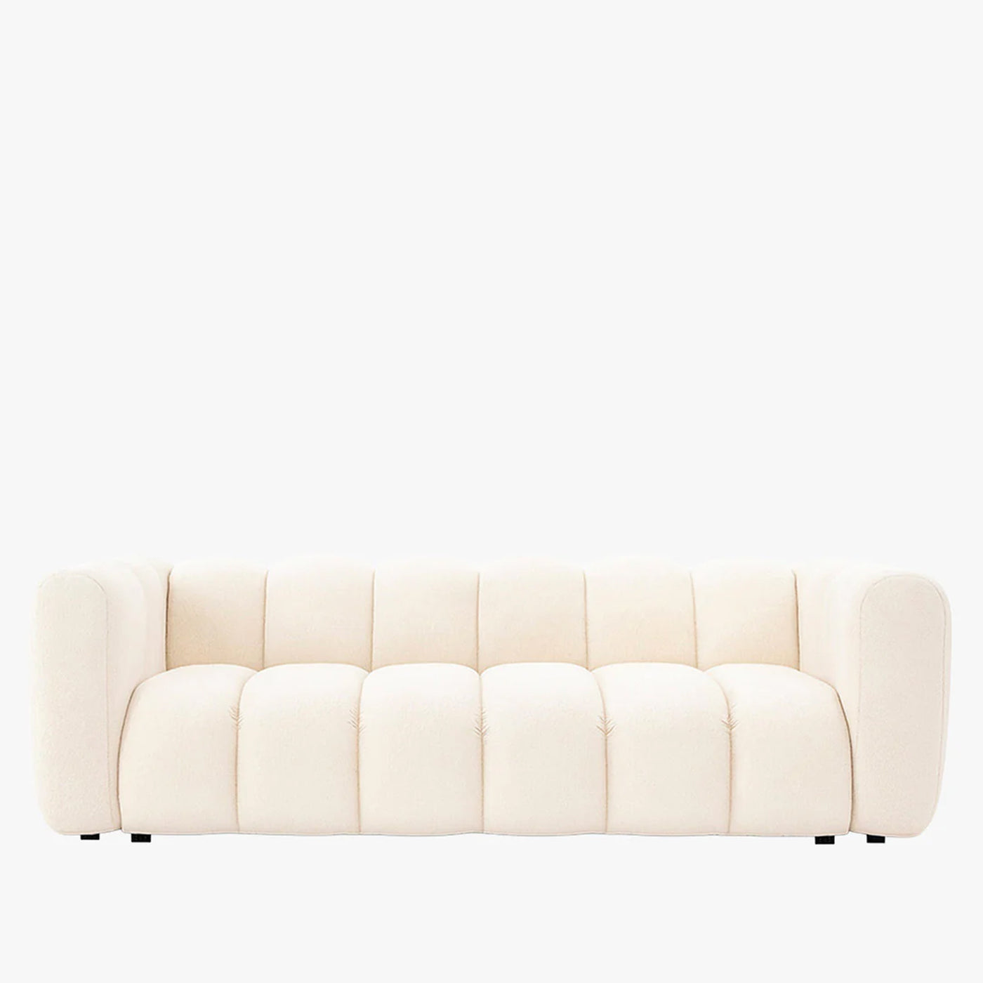 GABY Canapé 3 places en tissu beige