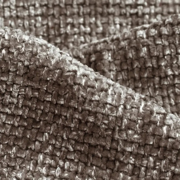 GABY Canapé d'angle réversible en tissu taupe foncé
