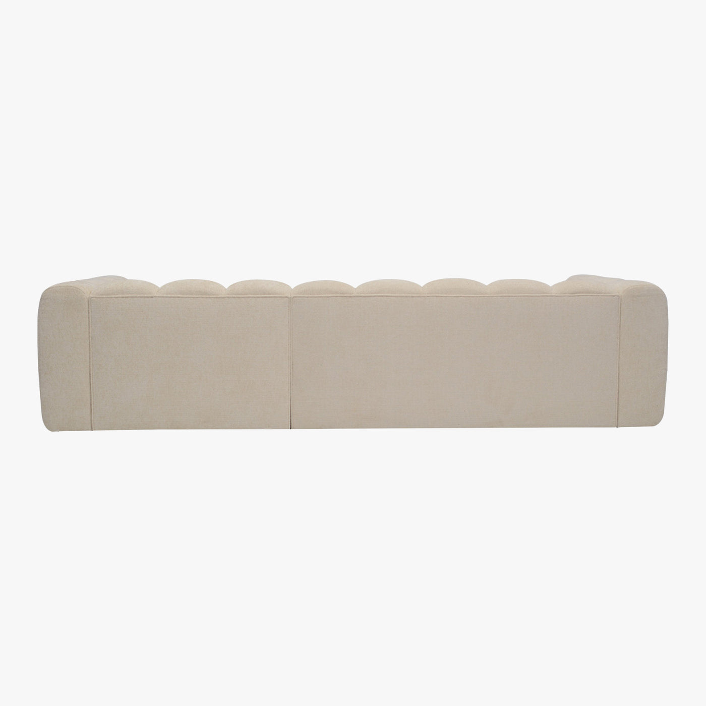 GABY Canapé d'angle réversible en tissu beige