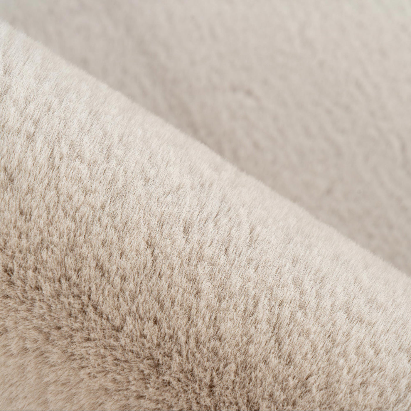 HEAVEN Tapis en tissu doux taupe clair - 160x230 cm