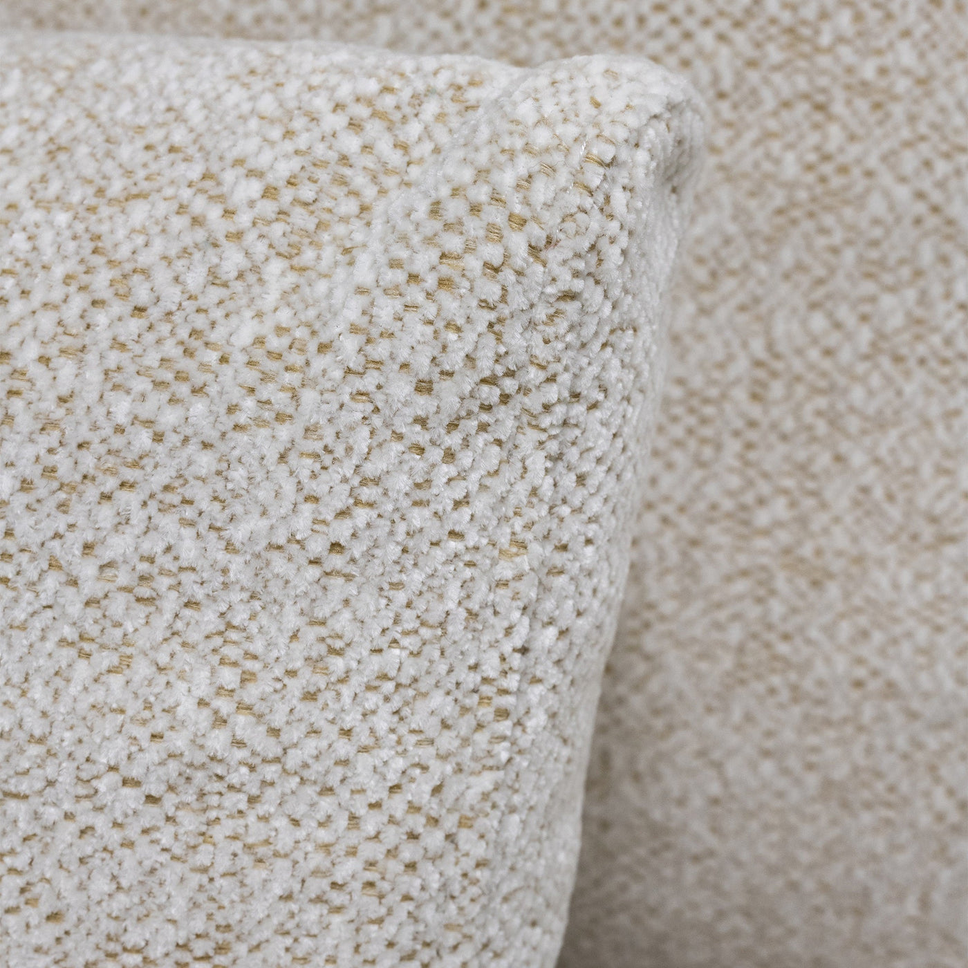 HILONA XL Canapé d'angle en tissu beige - Angle droit - Canapés d'angle - Mobilier Deco