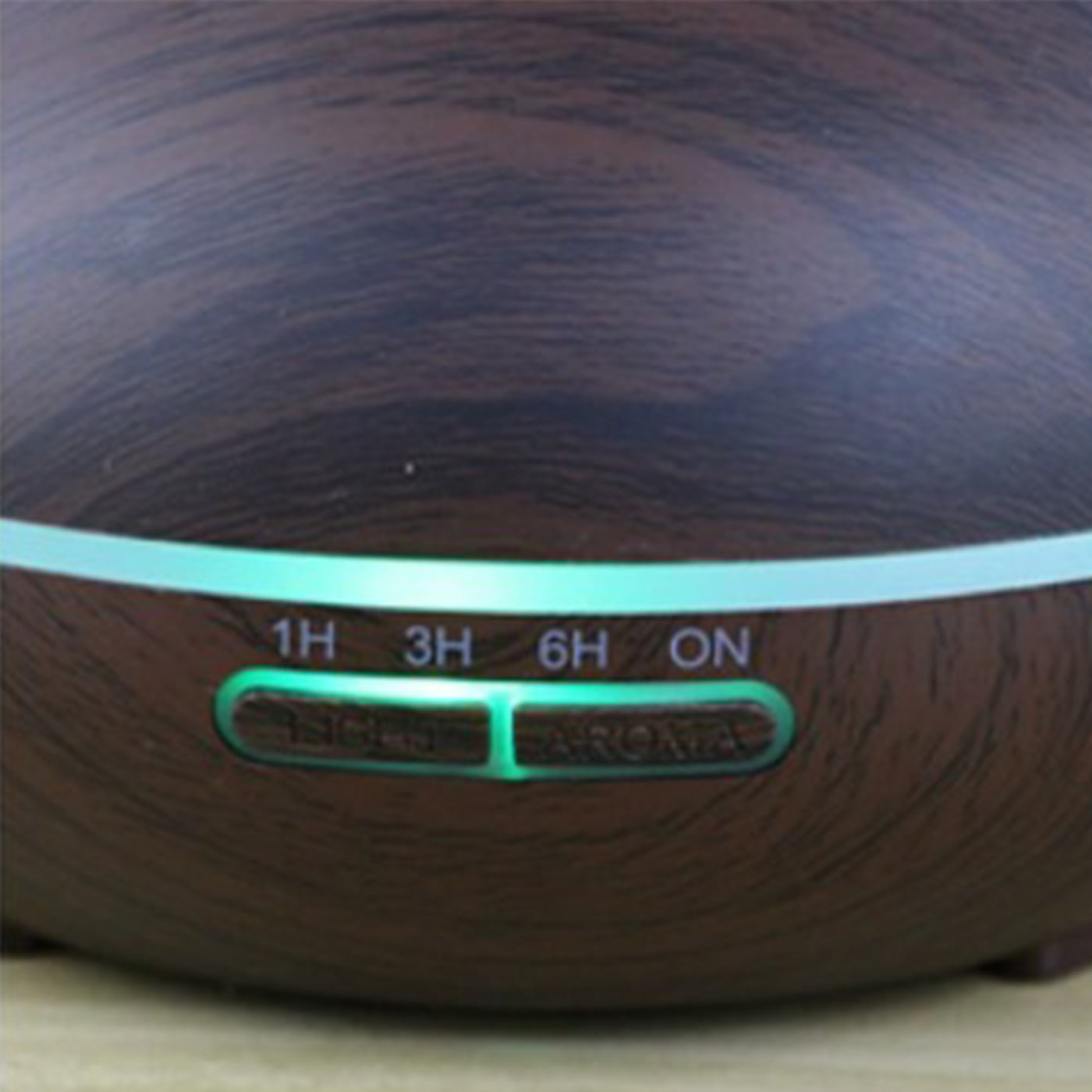 ILAYA Diffuseur d'huiles essentielles couleur bois noir à LED