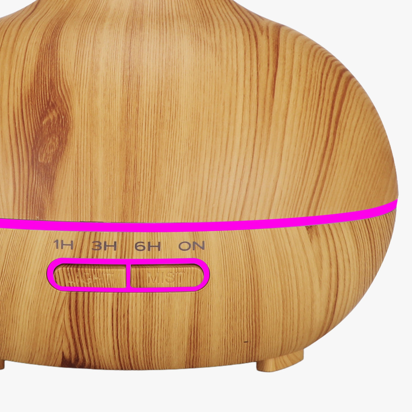 ILAYA Diffuseur d'huiles essentielles couleur bois à LED - Diffuseurs - Mobilier Deco