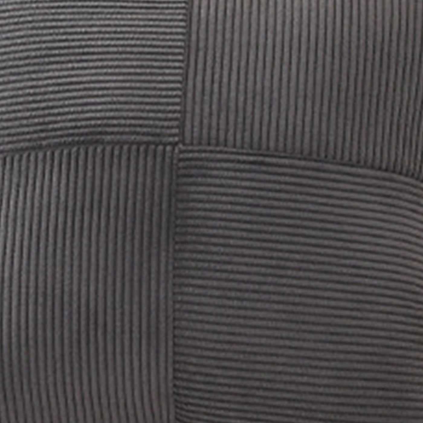 ISYS Coussin carré en tissu côtelé gris 45x45 cm