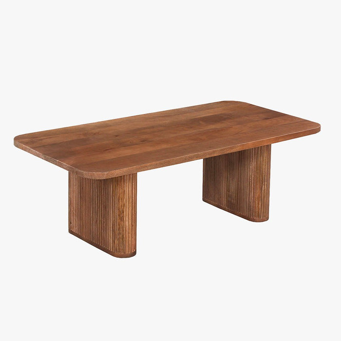 JEAN Table basse bois de manguier brun clair