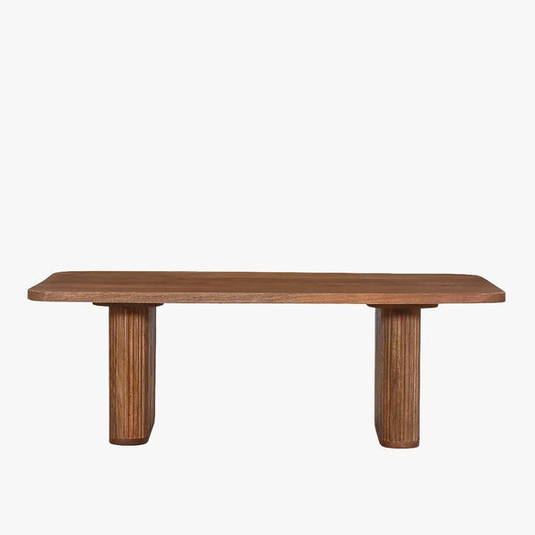 JEAN Table basse bois de manguier brun clair