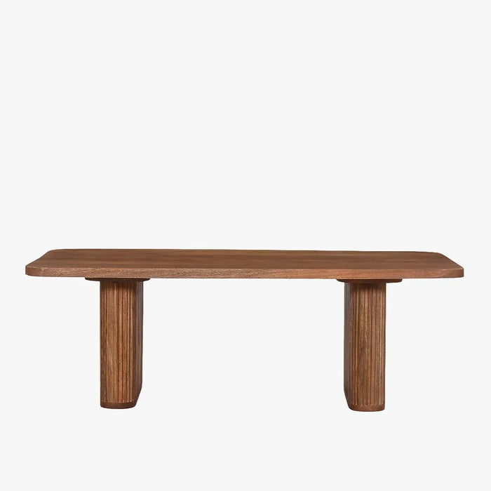 JEAN Table basse bois de manguier brun clair – Table basse – vue 2