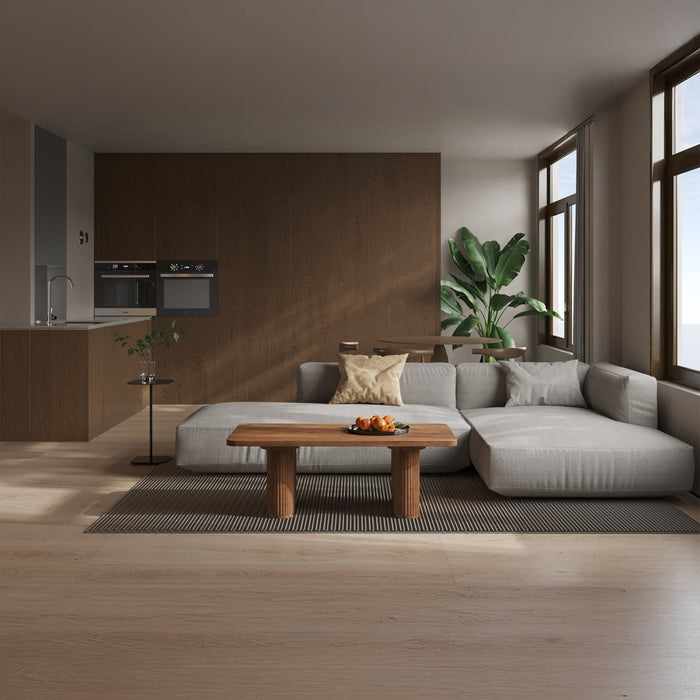 JEAN Table basse bois de manguier brun clair