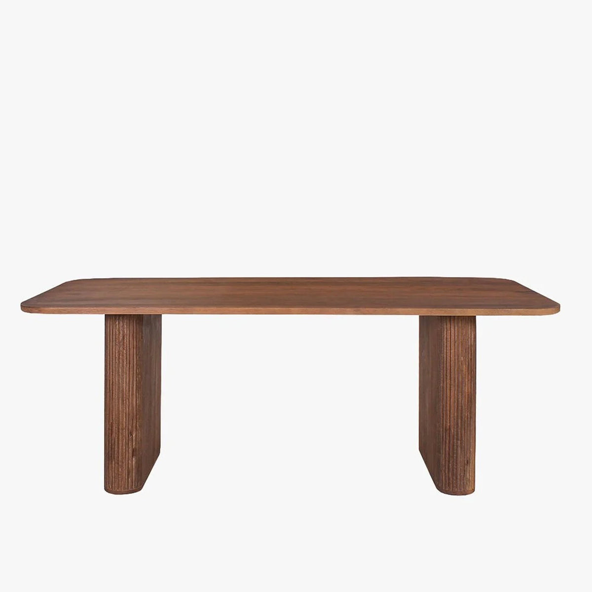 JEAN XL Table à manger en bois de manguier brun clair 200 cm - Table à manger - Mobilier Deco