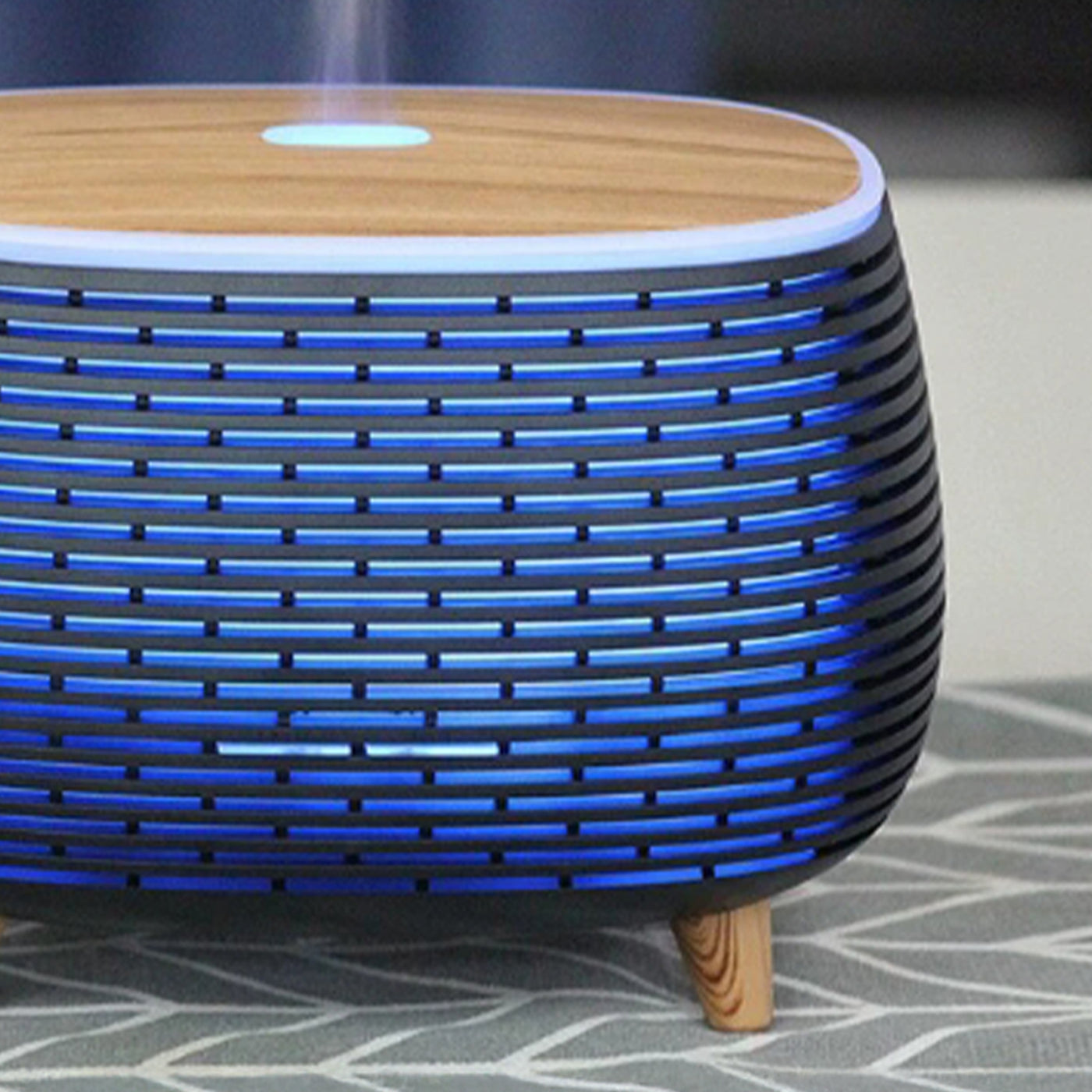 KALI Diffuseur d'huiles essentielles à LED noir