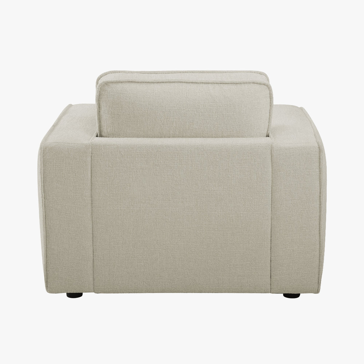 KALYA Fauteuil en tissu beige - Fauteuils - Mobilier Deco