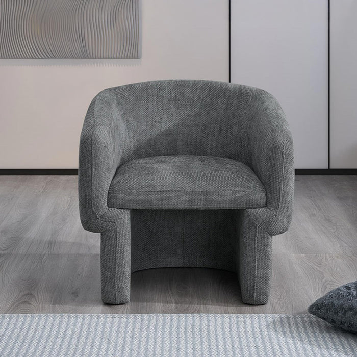 KAYLI Fauteuil cabriolet en tissu gris