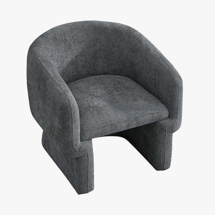 KAYLI Fauteuil cabriolet en tissu gris