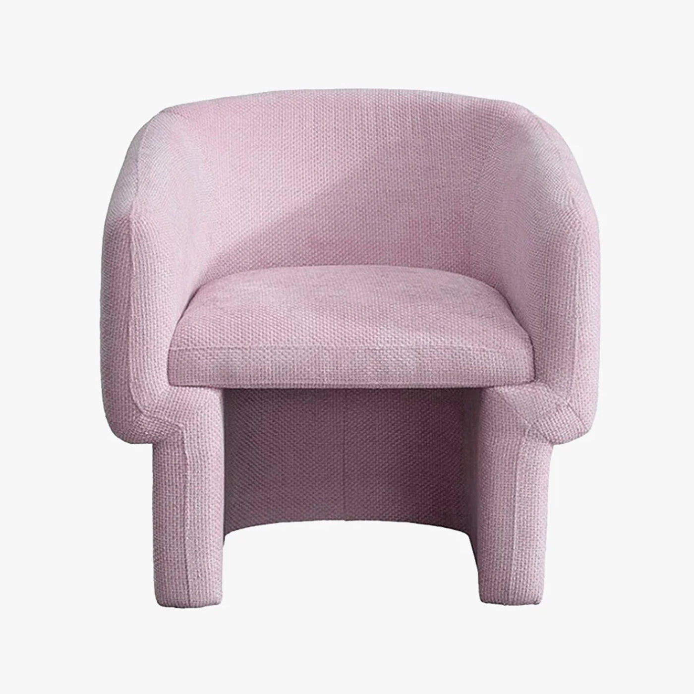 KAYLI Fauteuil cabriolet en tissu rose - Fauteuils - Mobilier Deco