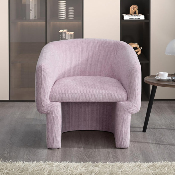 KAYLI Fauteuil cabriolet en tissu rose