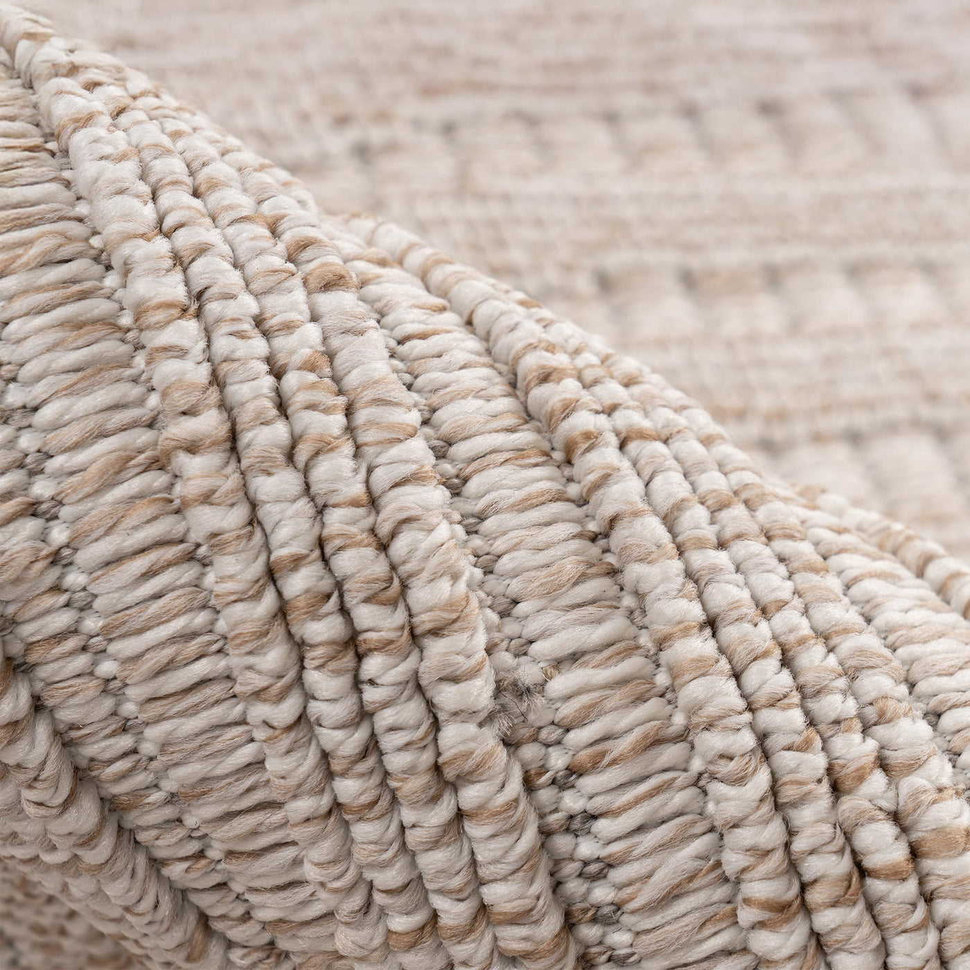 LUXOR 2 Tapis tissé à franges beige - 160x230 cm