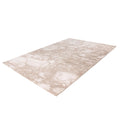 MARMARIS Tapis en tissu à veinure marbré beige -160x230 cm