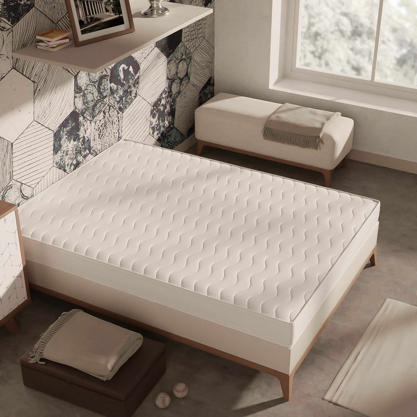 MATELAS Matelas Eco 160x200 15 cm
