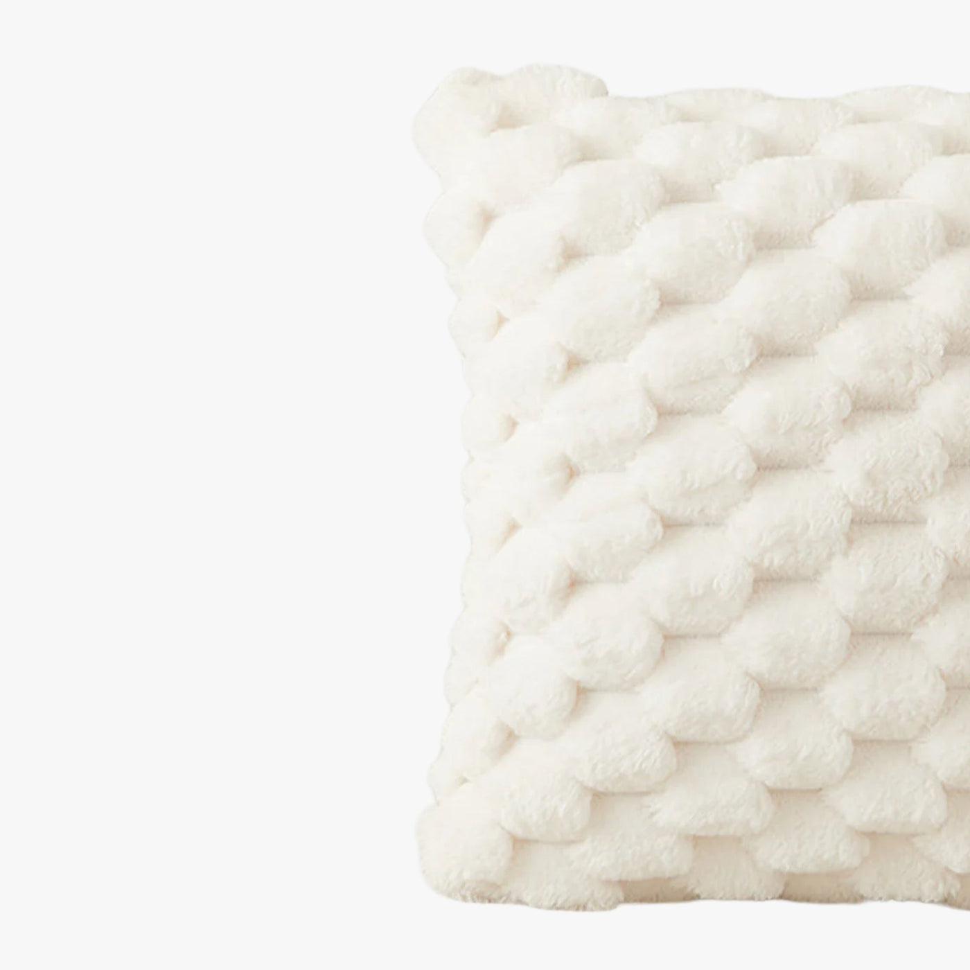 MEYS Coussin carré en tissu blanc 45x45 cm - Coussins - Mobilier Deco