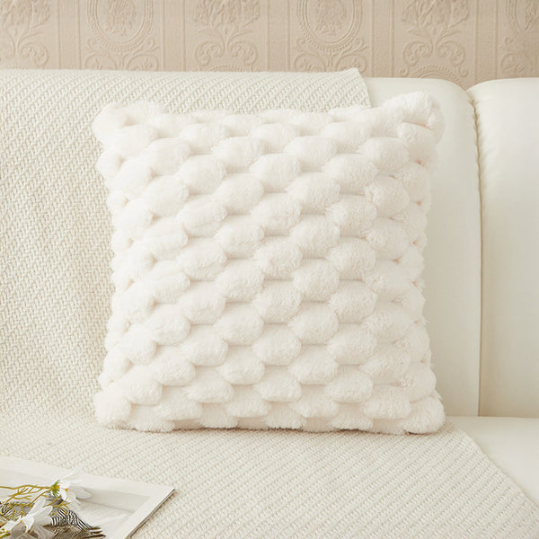 MEYS Coussin carré en tissu blanc 45x45 cm