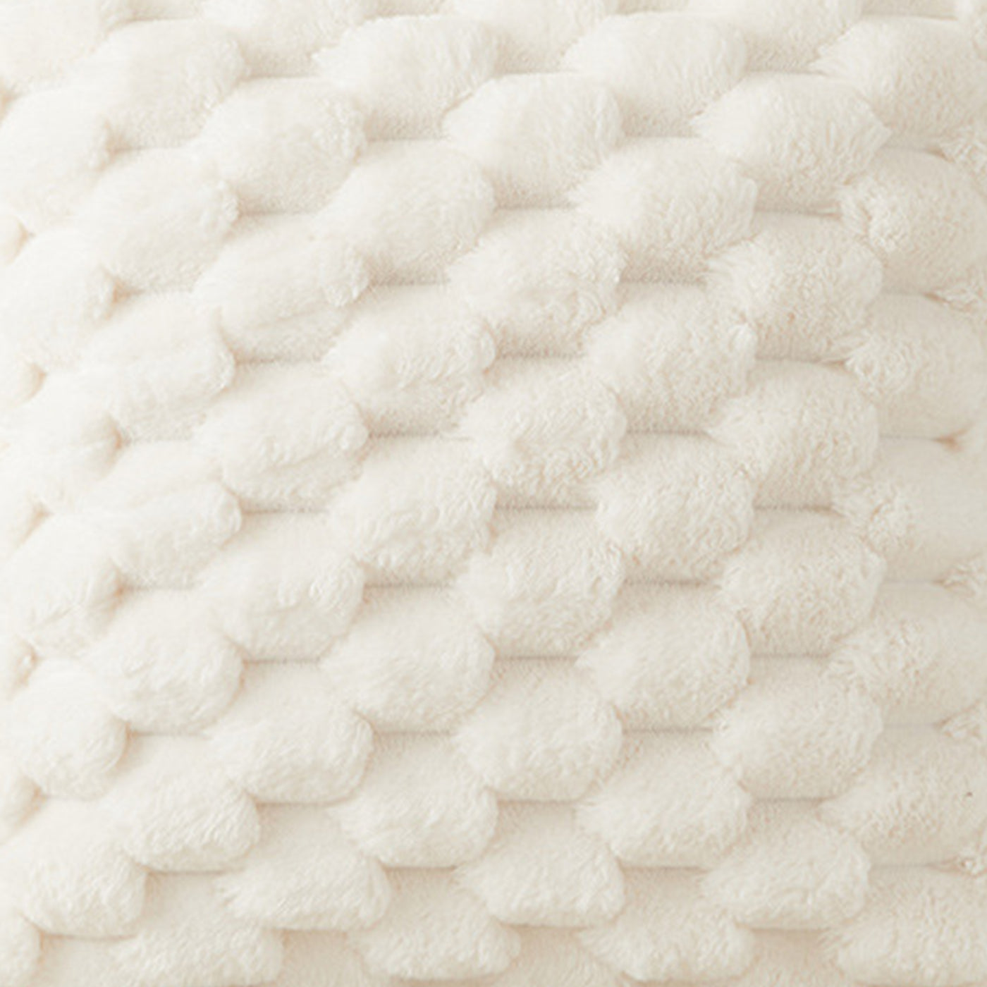MEYS Coussin carré en tissu blanc 45x45 cm