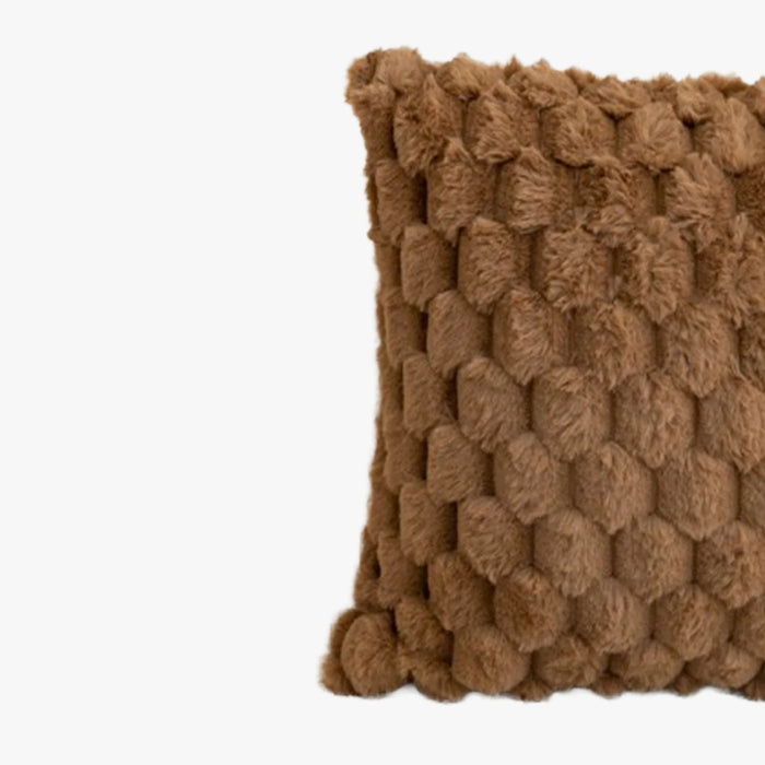 MEYS Coussin carré en tissu marron 45x45 cm