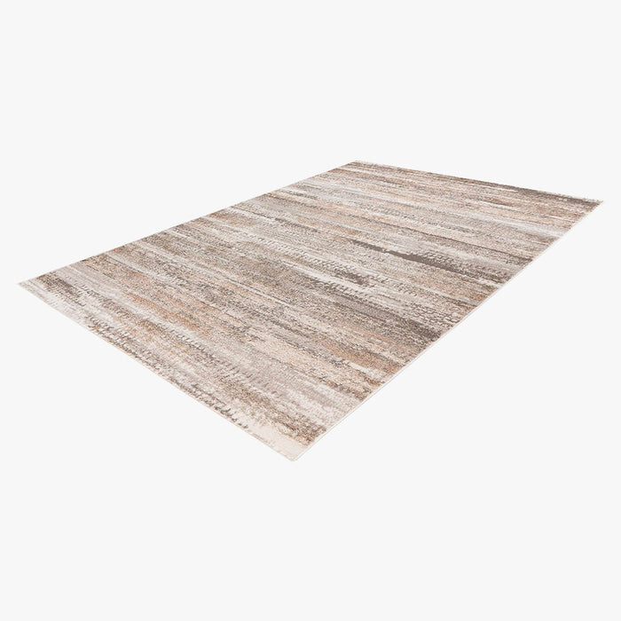 MILAS 2 Tapis en tissu texturé beige - 160x230 cm