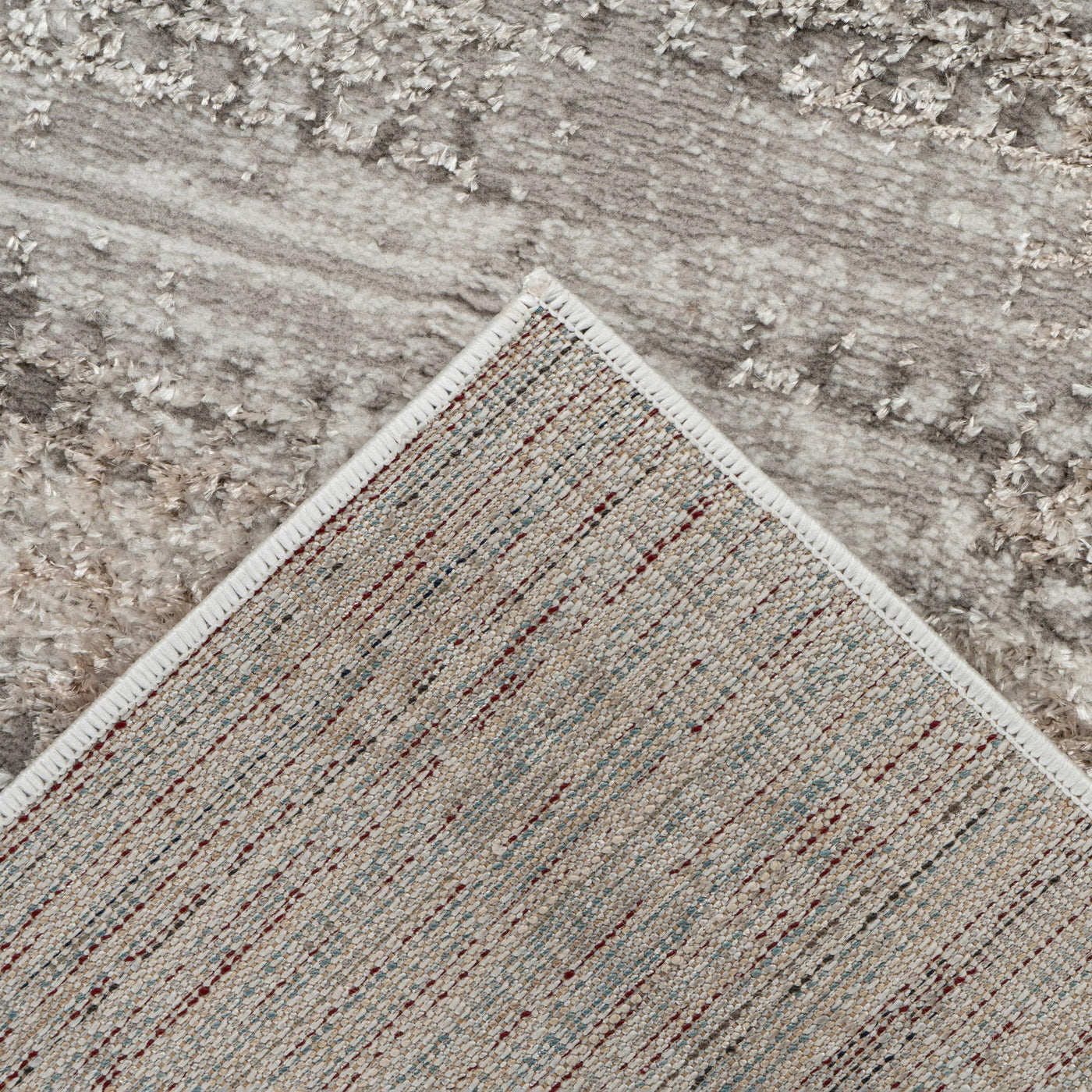 MILAS 2 Tapis en tissu texturé beige - 80x150 cm