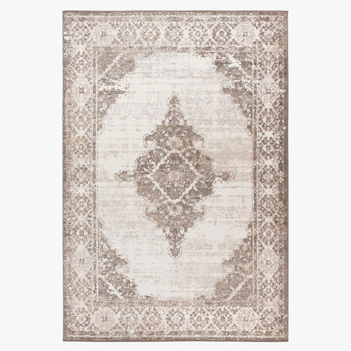 MILAS Tapis oriental en tissu beige - 120x170 cm