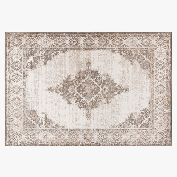 MILAS Tapis oriental en tissu beige - 160x230 cm