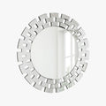 NARA Miroir mural rond design 90 cm