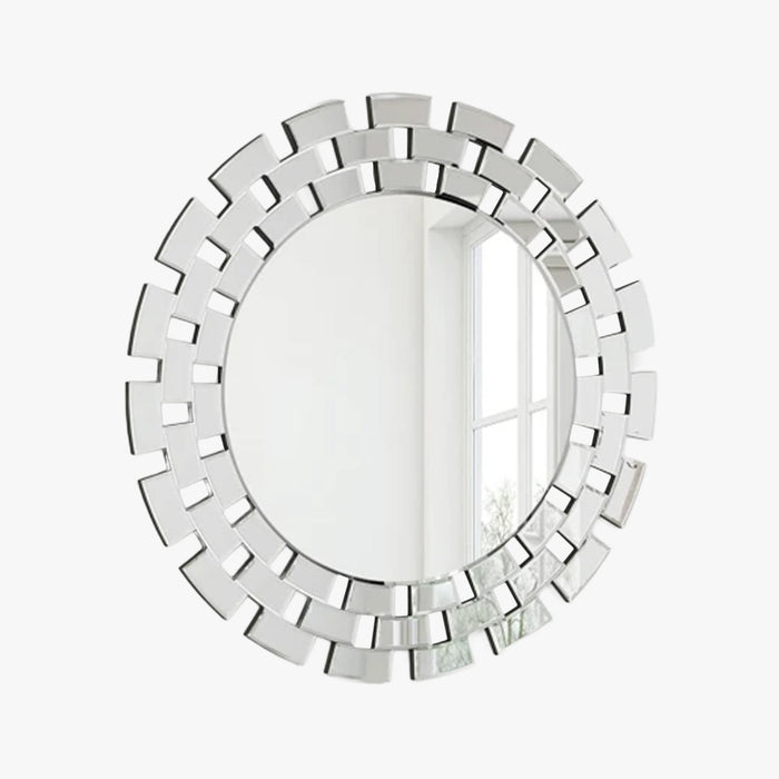 NARA Miroir mural rond design 90 cm