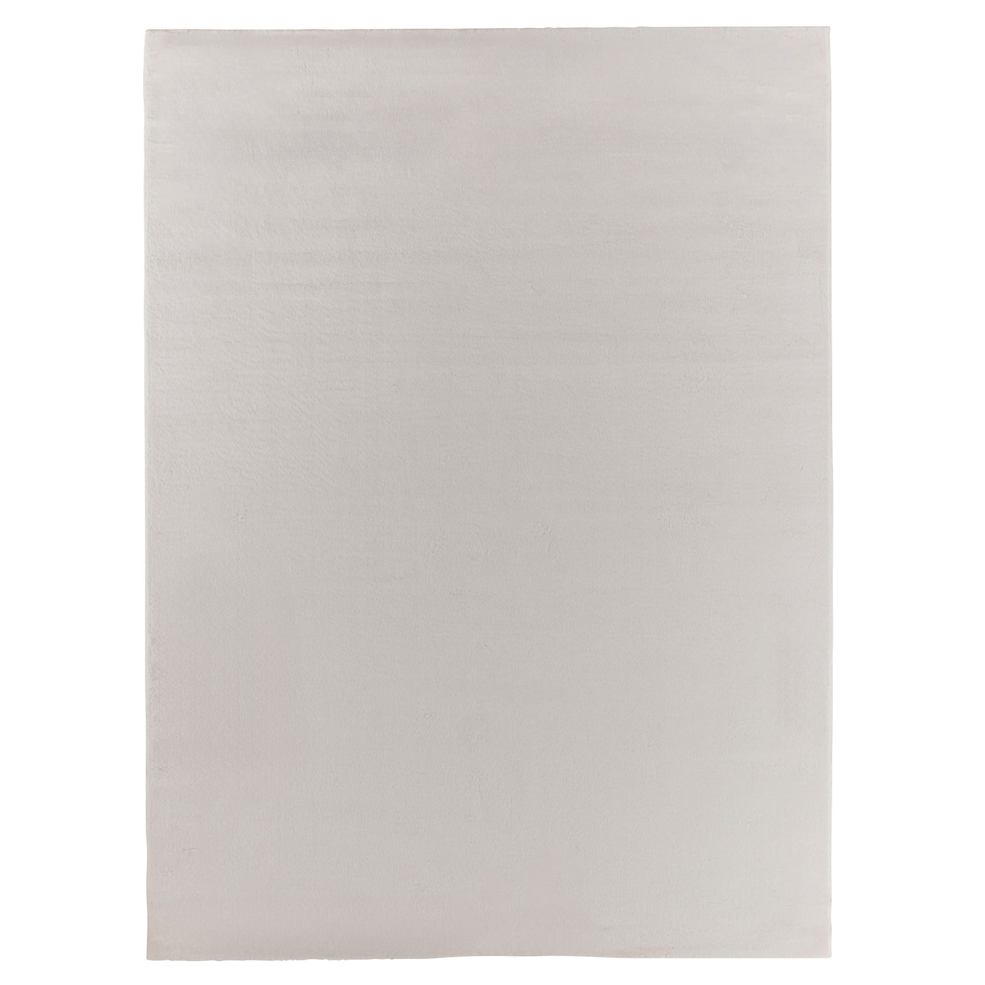 NUBE Tapis en tissu doux blanc écru - 160x230 cm