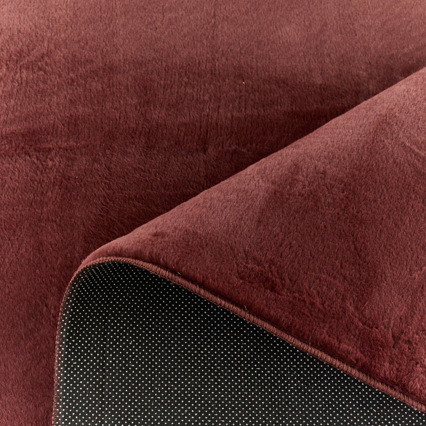 NUBE Tapis en tissu doux marron - 160x230 cm