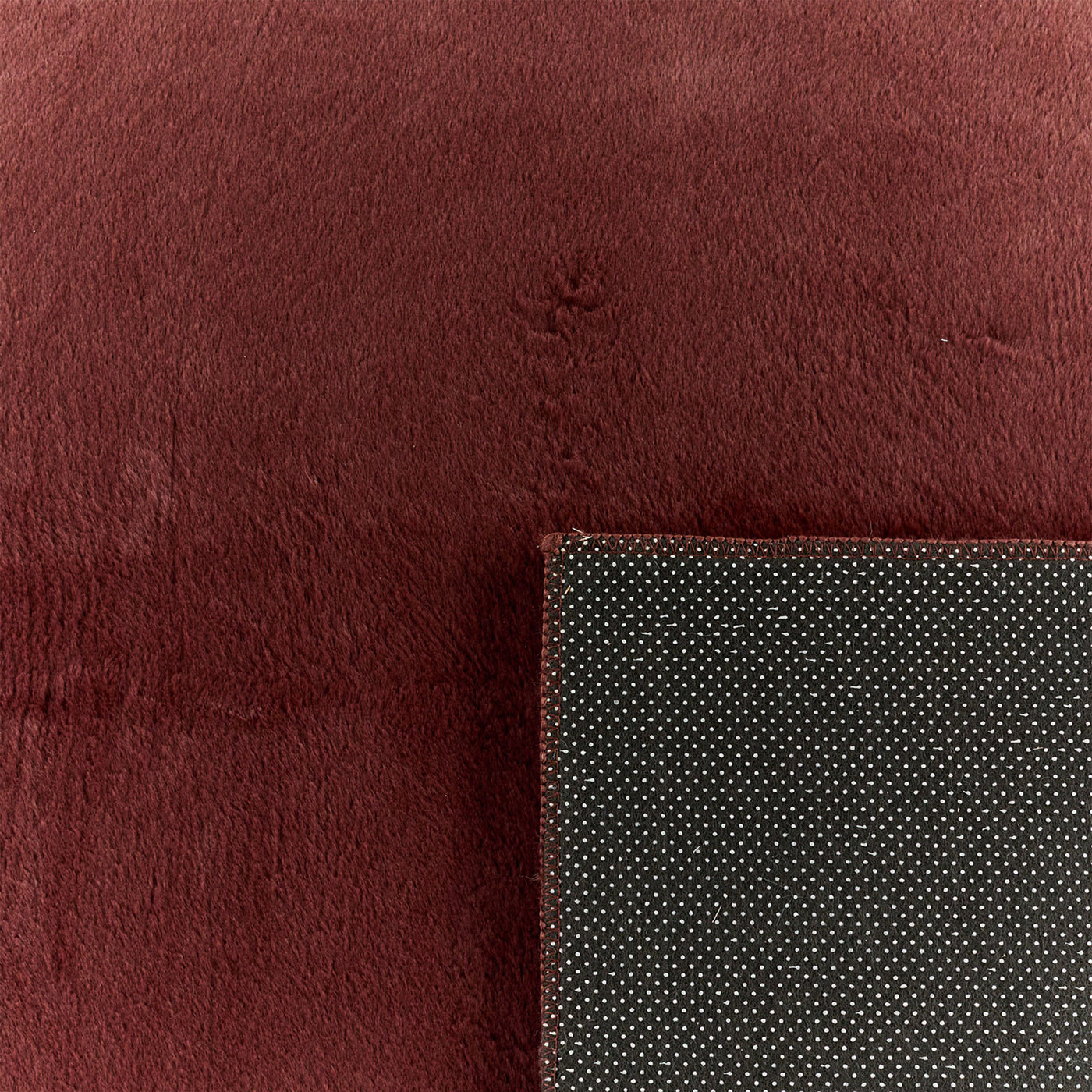 NUBE Tapis en tissu doux marron - 160x230 cm