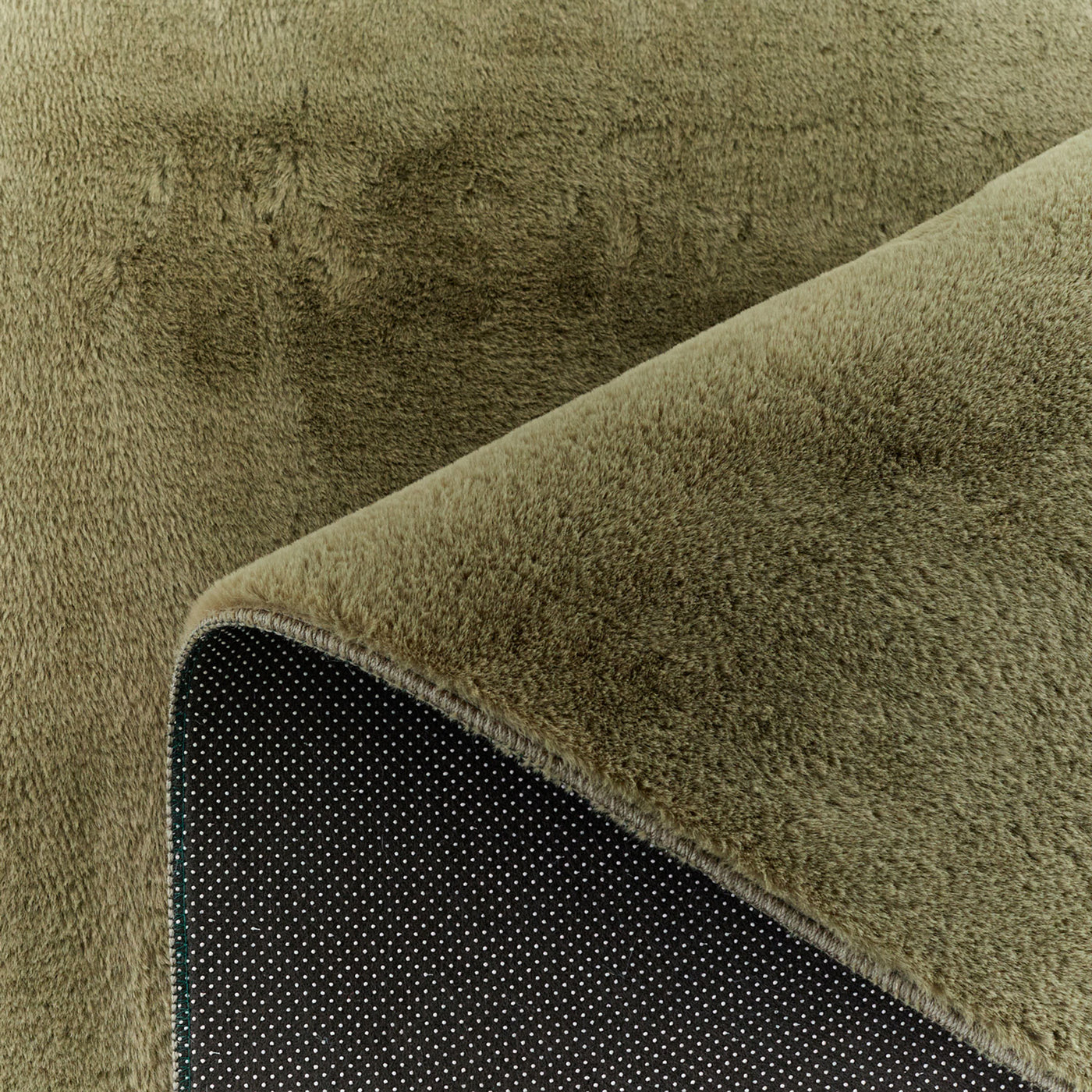 NUBE Tapis en tissu doux vert - 160x230 cm