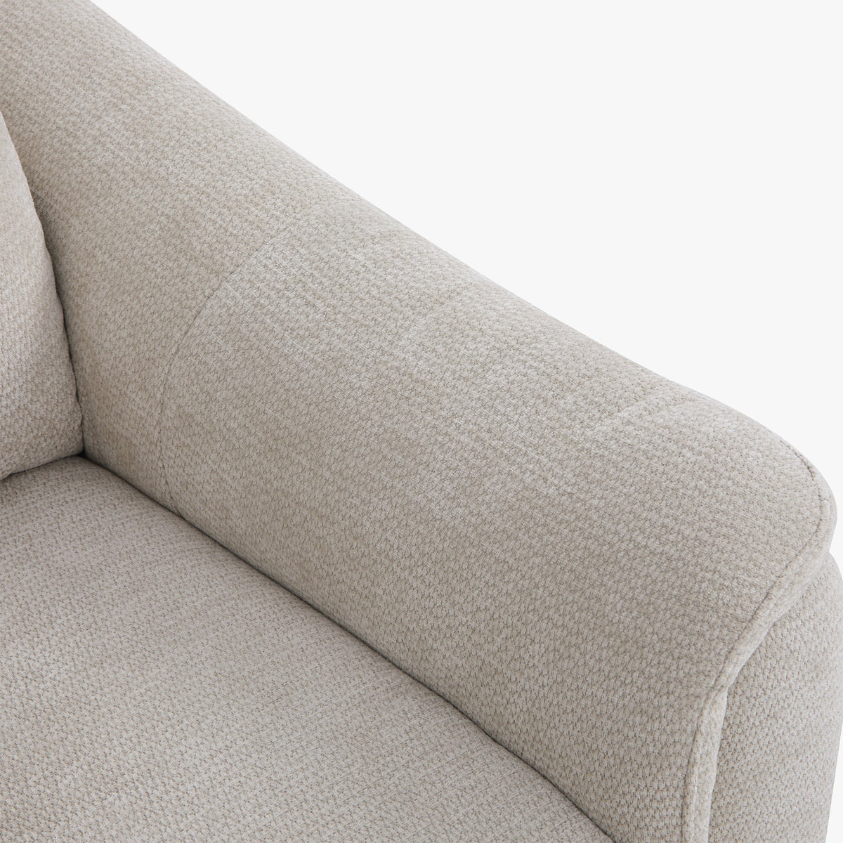 ORION Canapé d'angle convertible avec coffre en tissu relax électrique beige - Angle droit - Canapé relax - Mobilier Deco