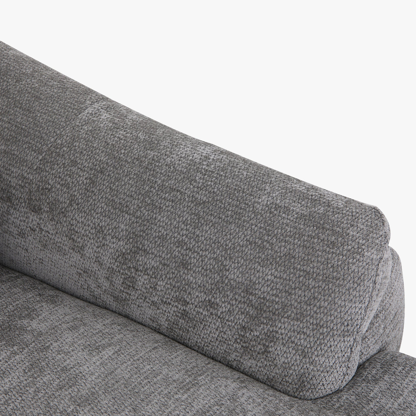 ORION Canapé d'angle convertible avec coffre en tissu relax électrique gris - Angle droit - Canapé relax - Mobilier Deco