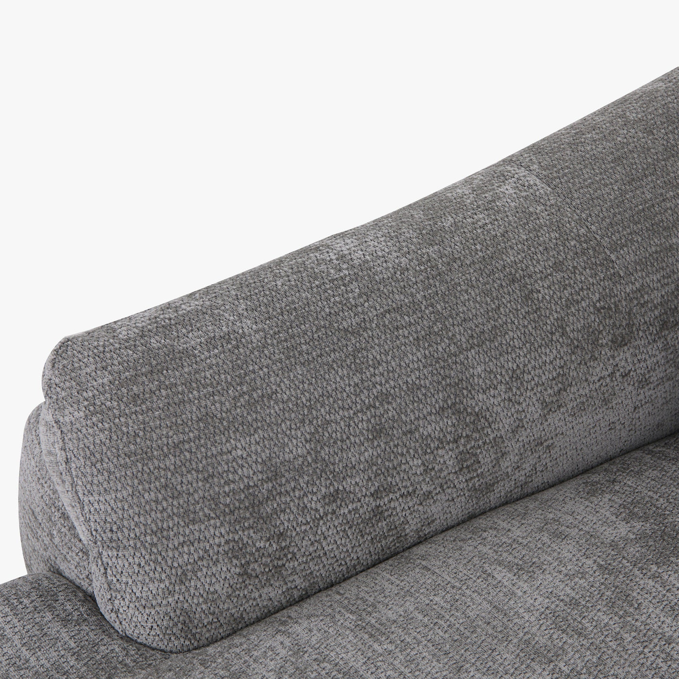 ORION Canapé d'angle convertible avec coffre en tissu relax électrique gris - Angle gauche - Canapé relax - Mobilier Deco